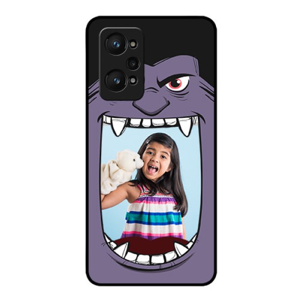 Realme GT Neo 3T Custom Glass Phone Case - Angry Monster Design