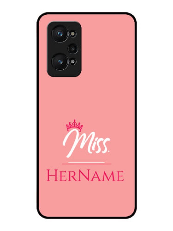 Custom Realme GT Neo 3T Custom Glass Phone Case Mrs with Name