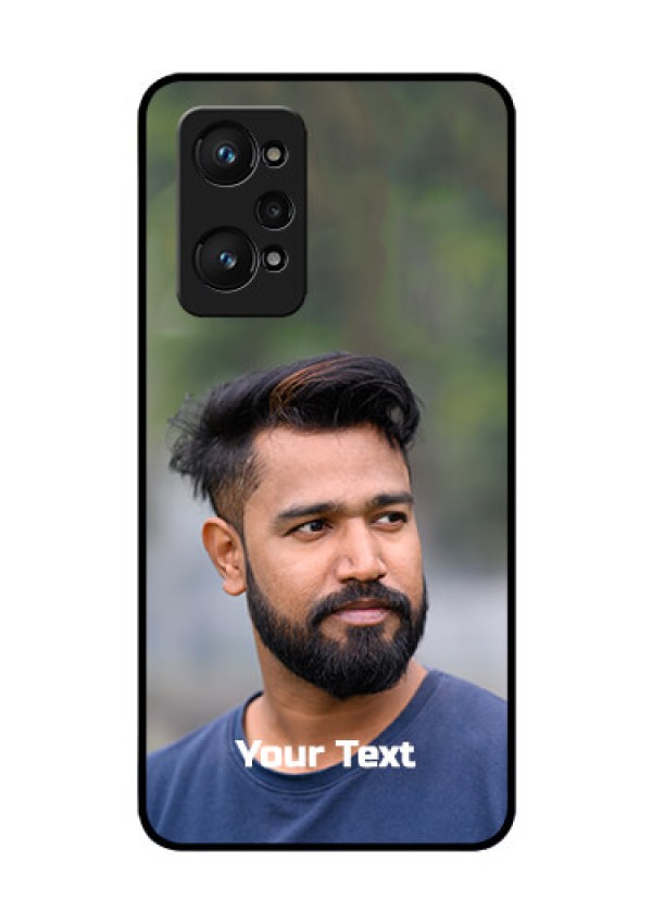 Realme GT Neo 3T Glass Mobile Cover: Photo with Text