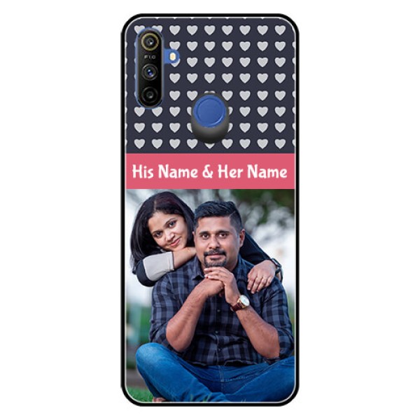 Realme Narzo 10A Custom Glass Mobile Case - Love Symbols Design Realme Narzo 10A Custom Glass Mobile Case - Love Symbols Design