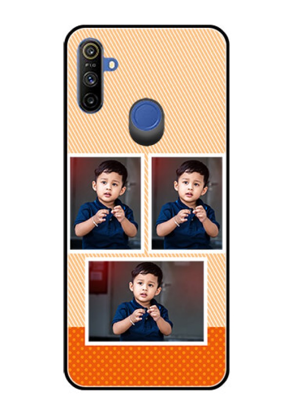 Realme Narzo 10A Photo Printing on Glass Case  - Bulk Photos Upload Design