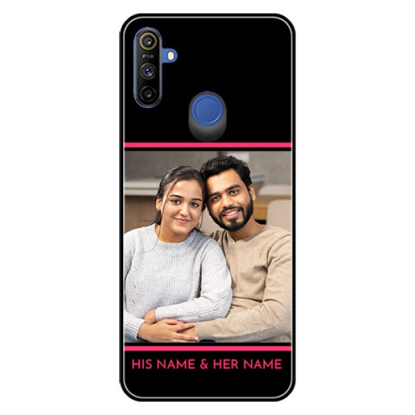 Realme Narzo 10A Custom Glass Mobile Case - with Add Text Design Realme Narzo 10A Custom Glass Mobile Case - with Add Text Design