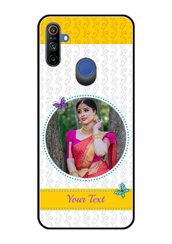 Realme Narzo 10A Custom Glass Mobile Case  - Girls Premium Case Design