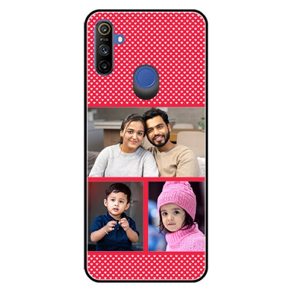 Realme Narzo 10A Personalized Glass Phone Case  - Bulk Pic Upload Design