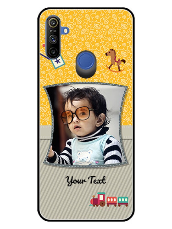 Custom Realme Narzo 10A Personalized Glass Phone Case  - Baby Picture Upload Design
