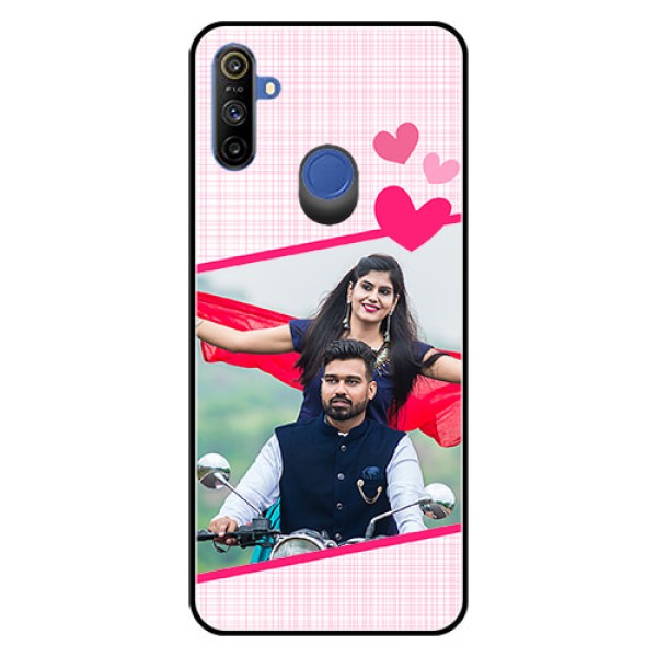Realme Narzo 10A Custom Glass Phone Case - Love Shape Heart Design Realme Narzo 10A Custom Glass Phone Case - Love Shape Heart Design