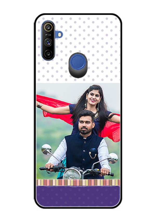 Realme Narzo 10A Photo Printing on Glass Case  - Cute Family Design