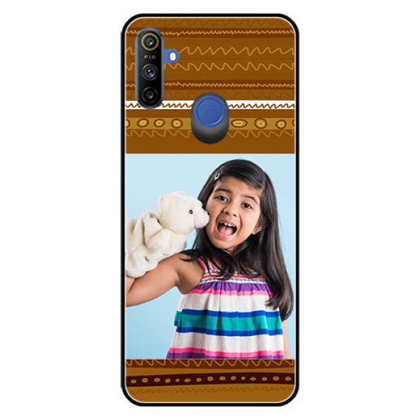 Realme Narzo 10A Custom Glass Phone Case - Friends Picture Upload Design Realme Narzo 10A Custom Glass Phone Case - Friends Picture Upload Design