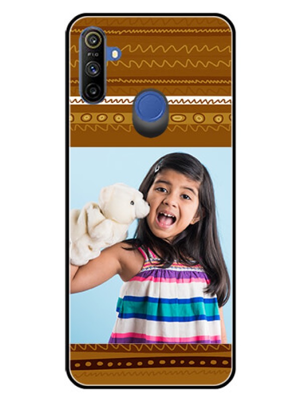 Custom Realme Narzo 10A Custom Glass Phone Case  - Friends Picture Upload Design 