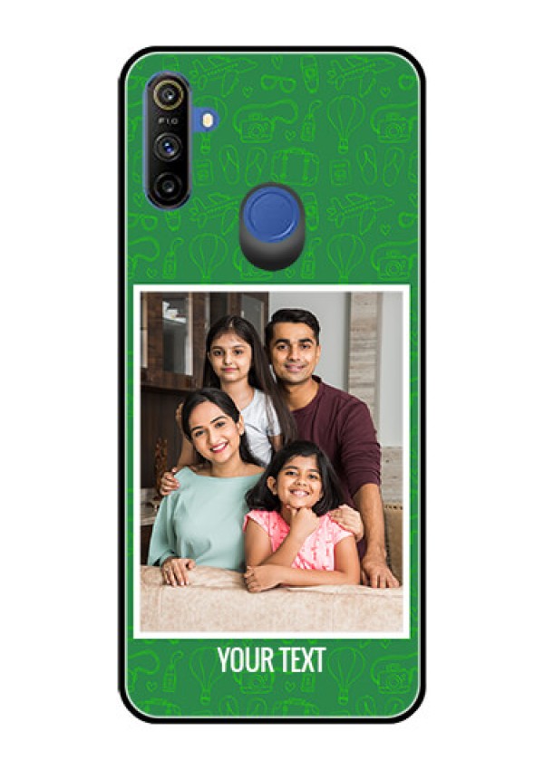 Realme Narzo 10A Personalized Glass Phone Case  - Picture Upload Design