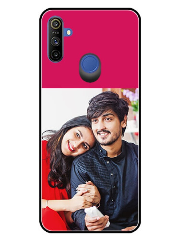 Custom Realme Narzo 10A Custom Glass Mobile Case  - Anniversary Cover Design