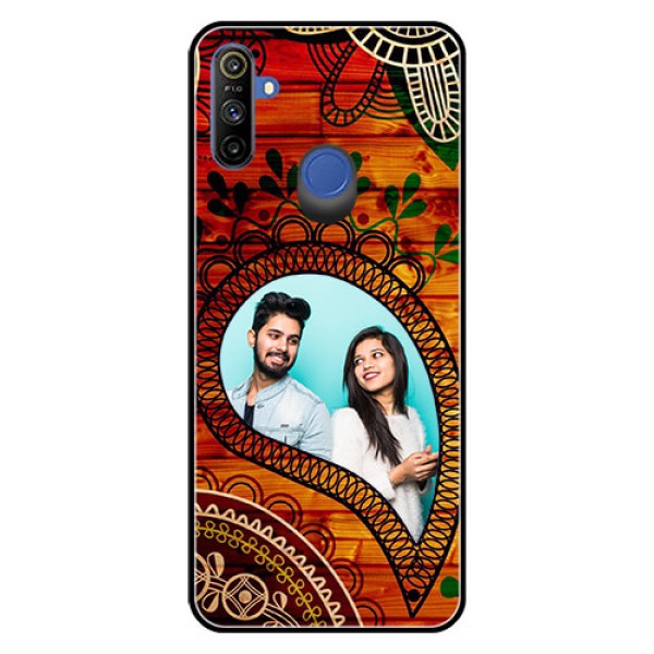 Realme Narzo 10A Personalized Glass Phone Case  - Abstract Colorful Design
