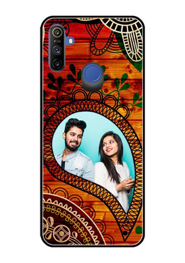 Realme Narzo 10A Personalized Glass Phone Case  - Abstract Colorful Design
