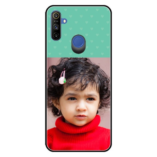 Realme Narzo 10A Custom Glass Phone Case  - Lovers Picture Design