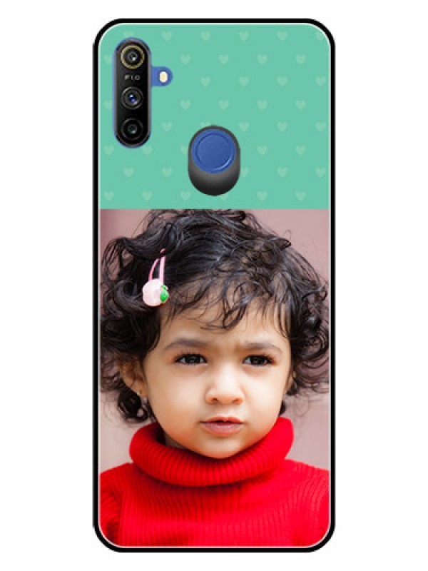 Custom Realme Narzo 10A Custom Glass Phone Case  - Lovers Picture Design