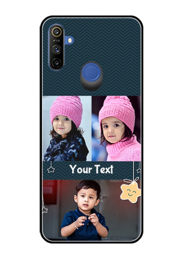 Realme Narzo 10A Custom Glass Mobile Case  - Hanging Stars Design
