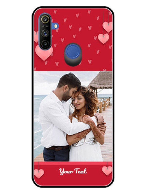 Custom Realme Narzo 10A Custom Glass Phone Case  - Valentines Day Design