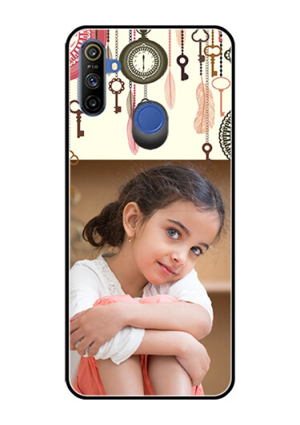 Realme Narzo 10A Custom Glass Mobile Case  - Boho Style Design