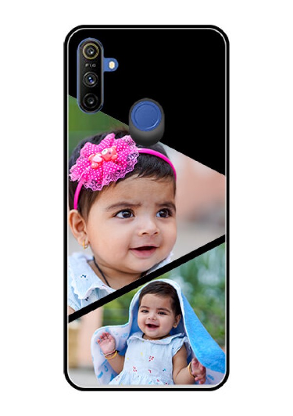Realme Narzo 10A Custom Glass Phone Case  - Semi Cut Design