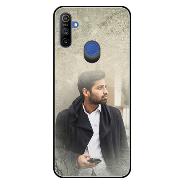 Realme Narzo 10A Custom Glass Phone Case - with vintage design Realme Narzo 10A Custom Glass Phone Case - with vintage design