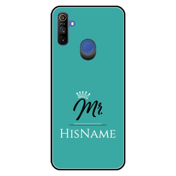 Realme Narzo 10A Custom Glass Phone Case Mr with Name Realme Narzo 10A Custom Glass Phone Case Mr with Name