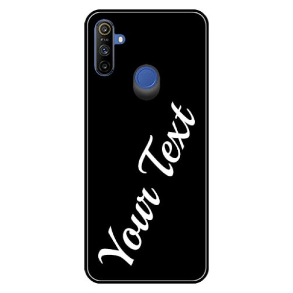 Realme Narzo 10A Custom Glass Mobile Cover with Your Name Realme Narzo 10A Custom Glass Mobile Cover with Your Name
