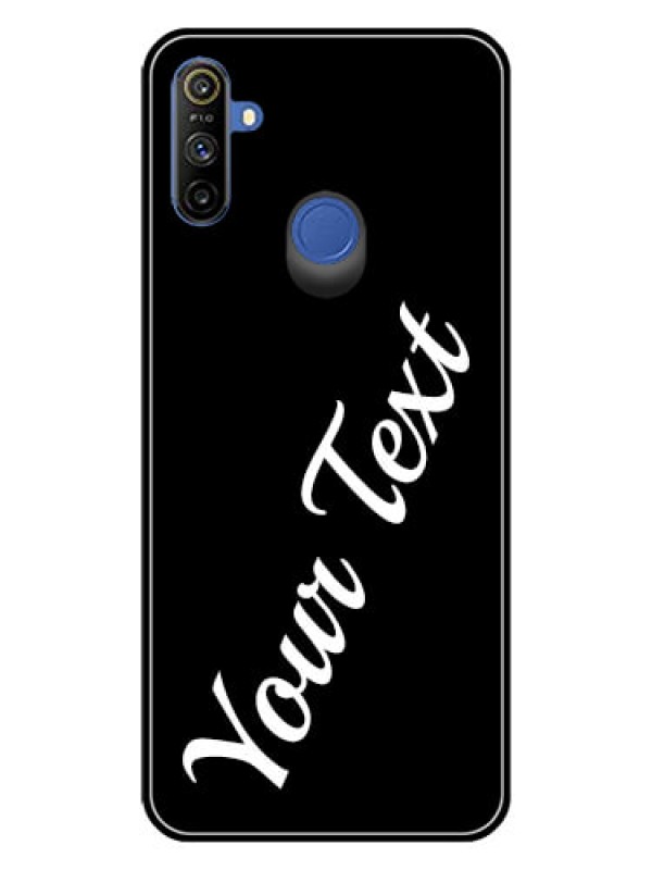 Custom Realme Narzo 10A Custom Glass Mobile Cover with Your Name