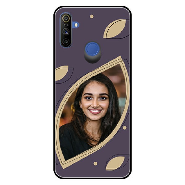 Narzo 10A Custom Glass Mobile Case - Falling Leaf Design