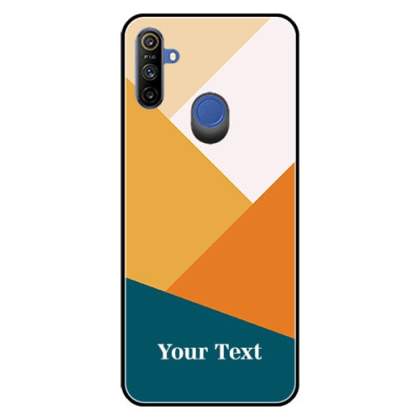 Narzo 10A Personalized Glass Phone Case - Stacked Multi-colour Design Narzo 10A Personalized Glass Phone Case - Stacked Multi-colour Design
