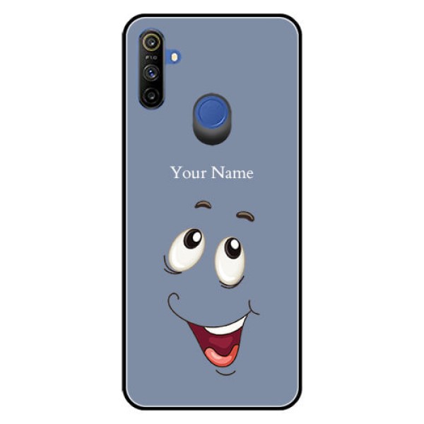 Narzo 10A Photo Printing on Glass Case - Laughing Cartoon Face Design Narzo 10A Photo Printing on Glass Case - Laughing Cartoon Face Design