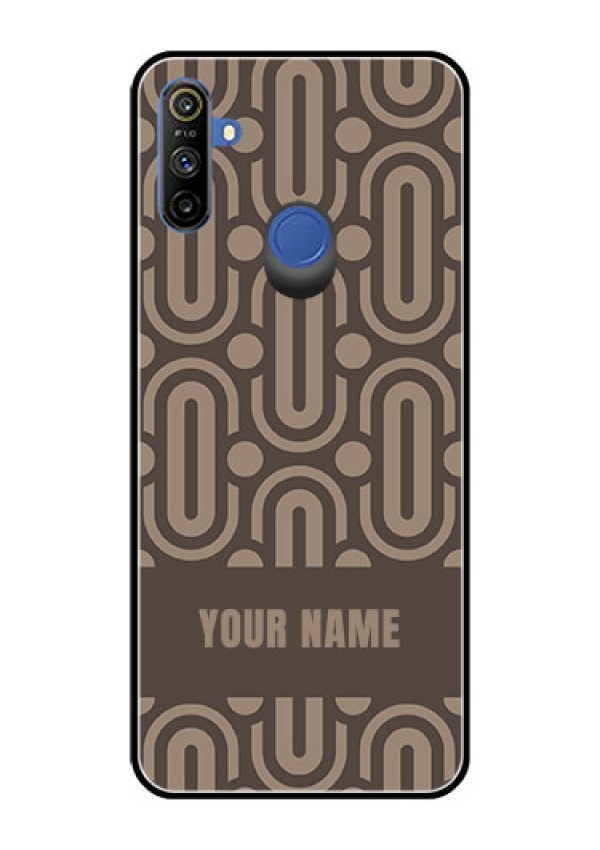 Narzo 10A Custom Glass Phone Case - Captivating Zero Pattern Design