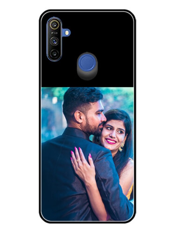 Custom Narzo 10A Custom Glass Phone Case - Upload Full Picture With Custom Color Design