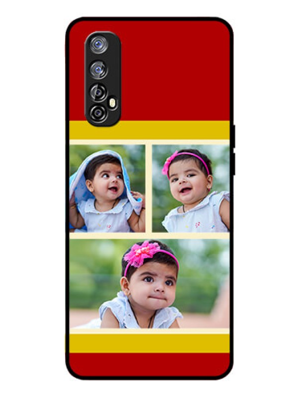 Custom Realme Narzo 20 Pro Custom Glass Mobile Case  - Multiple Pic Upload Design