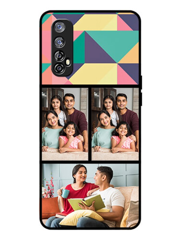 Custom Realme Narzo 20 Pro Custom Glass Phone Case  - Bulk Pic Upload Design