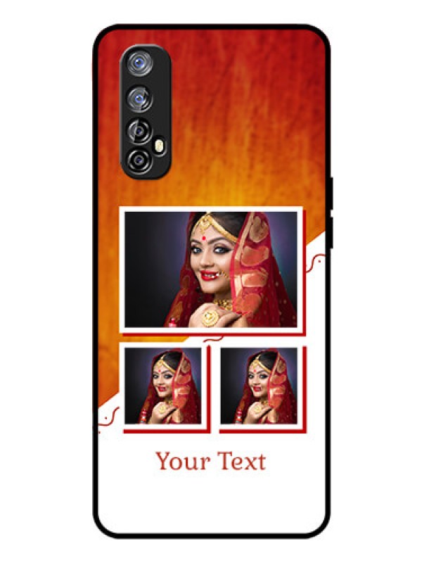 Custom Realme Narzo 20 Pro Custom Glass Phone Case  - Wedding Memories Design  