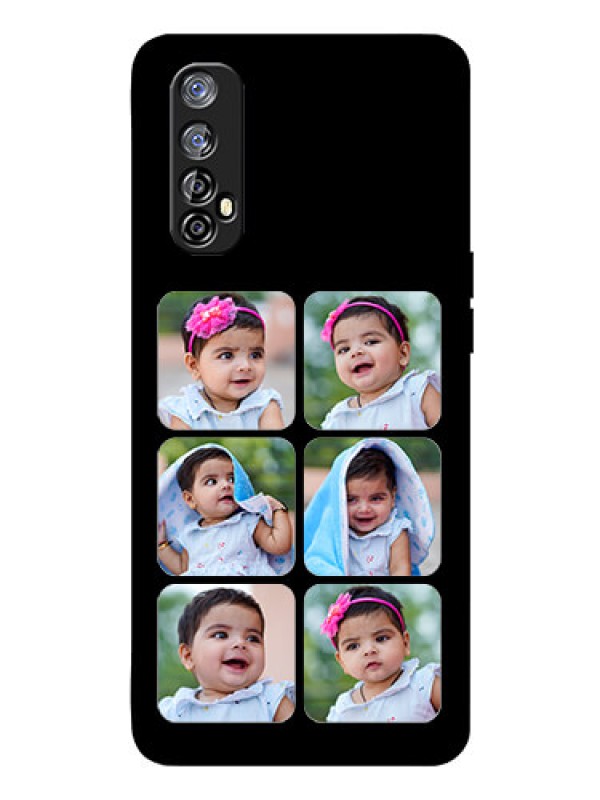 Custom Realme Narzo 20 Pro Photo Printing on Glass Case  - Multiple Pictures Design