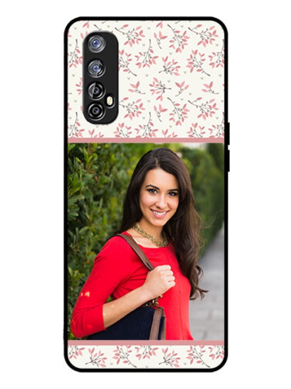 Custom Realme Narzo 20 Pro Custom Glass Phone Case  - Premium Floral Design