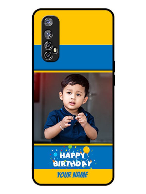 Custom Realme Narzo 20 Pro Custom Glass Mobile Case  - Birthday Wishes Design