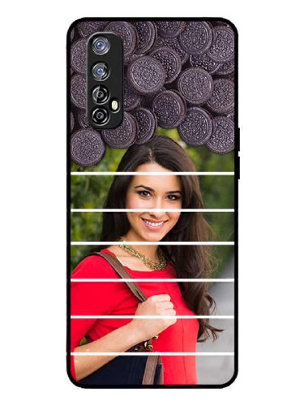 Custom Realme Narzo 20 Pro Custom Glass Phone Case  - with Oreo Biscuit Design