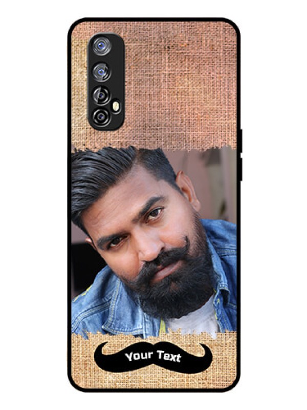 Custom Realme Narzo 20 Pro Personalized Glass Phone Case  - with Texture Design
