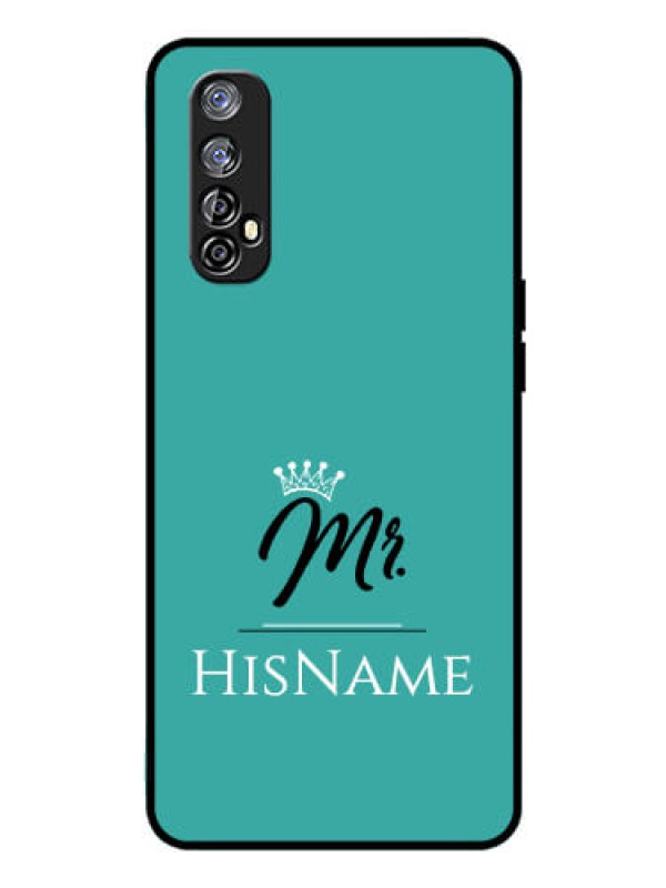 Custom Realme Narzo 20 Pro Custom Glass Phone Case Mr with Name