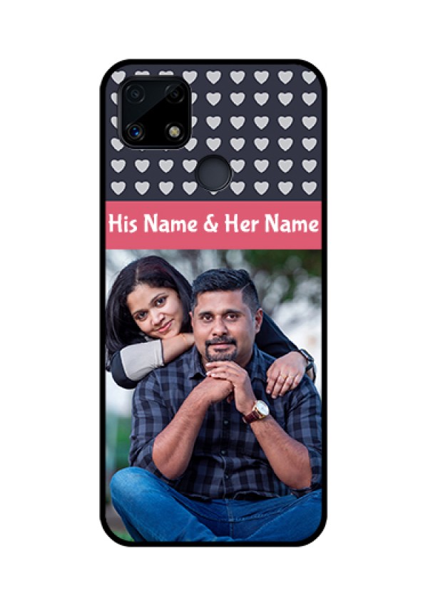 Realme Narzo 20 Custom Glass Mobile Case  - Love Symbols Design