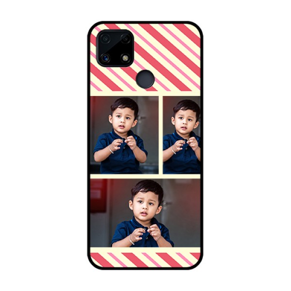 Realme Narzo 20 Personalized Glass Phone Case  - Picture Upload Mobile Case Design