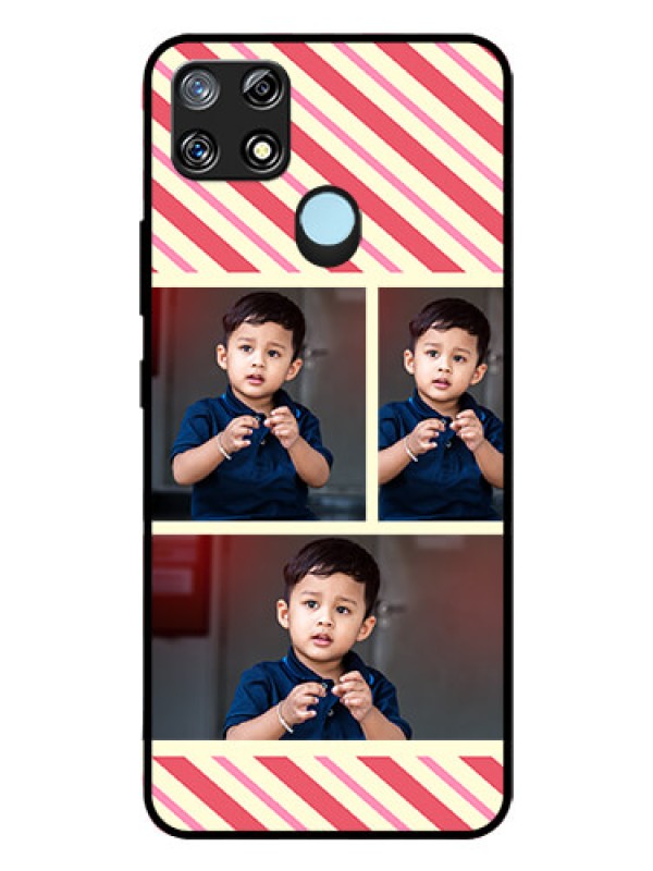 Custom Realme Narzo 20 Personalized Glass Phone Case  - Picture Upload Mobile Case Design