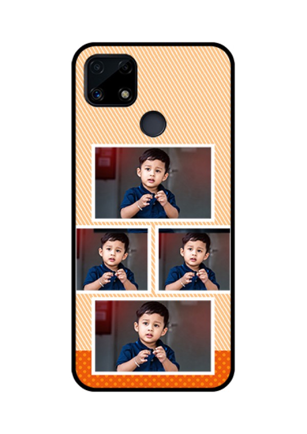 Realme Narzo 20 Photo Printing on Glass Case  - Bulk Photos Upload Design