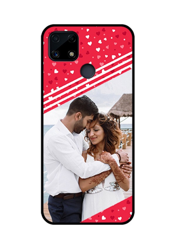 Realme Narzo 20 Custom Glass Mobile Case  - Valentines Gift Design