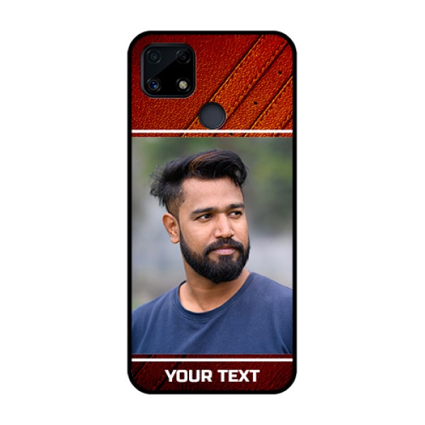 Realme Narzo 20 Personalized Glass Phone Case  - Leather Phone Case Design