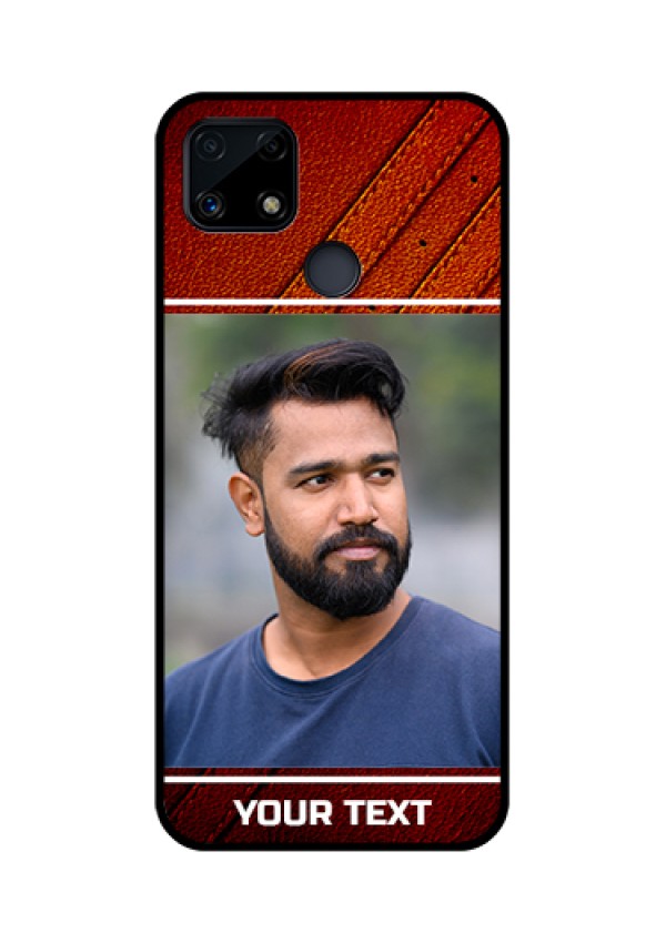 Realme Narzo 20 Personalized Glass Phone Case  - Leather Phone Case Design