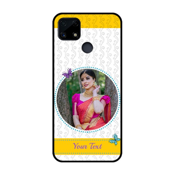 Realme Narzo 20 Custom Glass Mobile Case  - Girls Premium Case Design