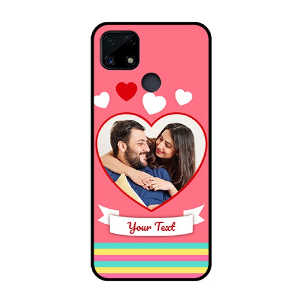Realme Narzo 20 Photo Printing on Glass Case - Love Doodle Design Realme Narzo 20 Photo Printing on Glass Case - Love Doodle Design